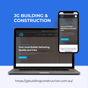 Tradie Website - JG Building